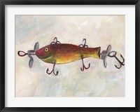 Framed Retro Fishing Lure V