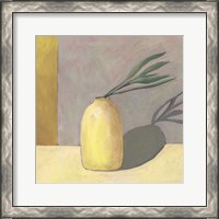Framed 'Yellow Vase I' border=