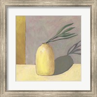 Framed Yellow Vase I