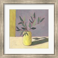 Framed Yellow Vase II