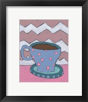 Framed 'Mid Morning Coffee V' border=