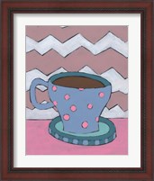 Framed 'Mid Morning Coffee V' border=