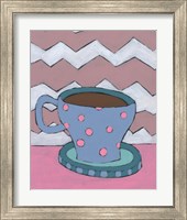 Framed 'Mid Morning Coffee V' border=