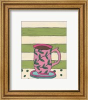 Framed 'Mid Morning Coffee VII' border=