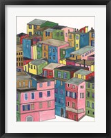 Colorful City I Framed Print