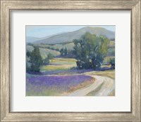 Framed Lavender Meadow I
