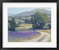Lavender Meadow I Framed Print