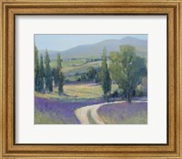 Framed Lavender Meadow II