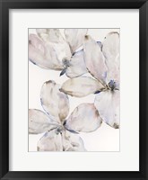 Soft Wind Flowers I Framed Print