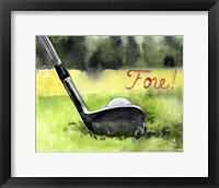 Framed Tee Off Time IV