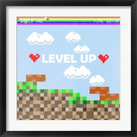 Framed 'Level Up I' border=
