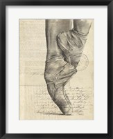 On Pointe I Framed Print