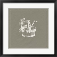 Laundry Tips V Framed Print