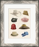 Framed Vintage Hats I