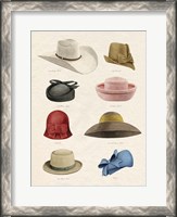 Framed Vintage Hats I