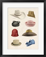 Framed Vintage Hats I