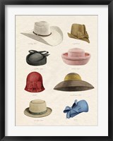 Framed Vintage Hats I