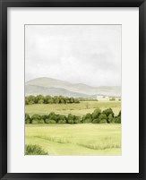 Lush Farmland I Framed Print