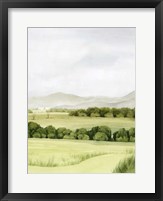 Lush Farmland II Framed Print