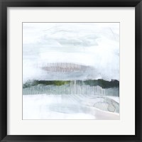 Framed 'Walk in Winter II' border=