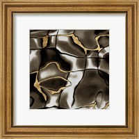 Framed 'Golden Shimmer I' border=