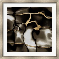 Framed Golden Shimmer IV
