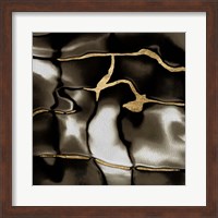Framed Golden Shimmer IV