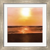 Framed 'Sunset Dreams I' border=