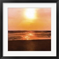Framed 'Sunset Dreams I' border=