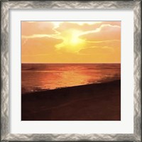 Framed 'Sunset Dreams II' border=