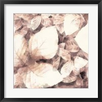 Framed Blush Shaded Leaves II