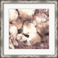 Framed Blush Shaded Leaves IV