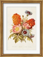 Framed Antique Floral Bouquet II
