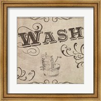 Framed Vintage Laundry Signs II