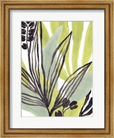 Framed Tropical Collage III