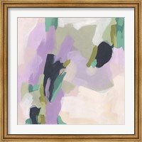 Framed Lavender Swirl I