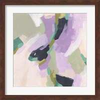 Framed Lavender Swirl III