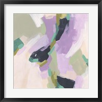 Framed Lavender Swirl III