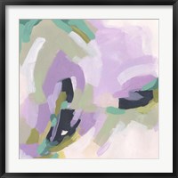 Framed Lavender Swirl IV