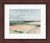 Framed Pastel Plains I
