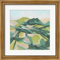 Framed 'Layered Topography II' border=