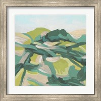 Framed 'Layered Topography II' border=