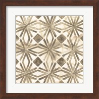 Framed Umber Tile I