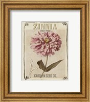 Framed 'Vintage Seed Packets II' border=