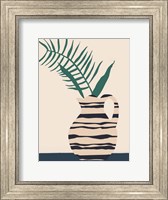 Framed Dancing Vase With Palm III