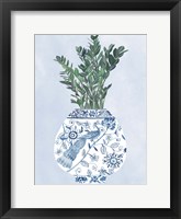 Moonlight Vase I Framed Print