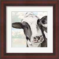 Framed Portrait of a Cow II