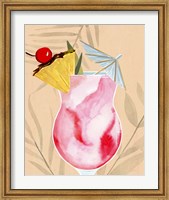 Framed Tropical Cocktail II