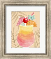 Framed Tropical Cocktail IV