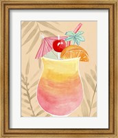 Framed Tropical Cocktail IV